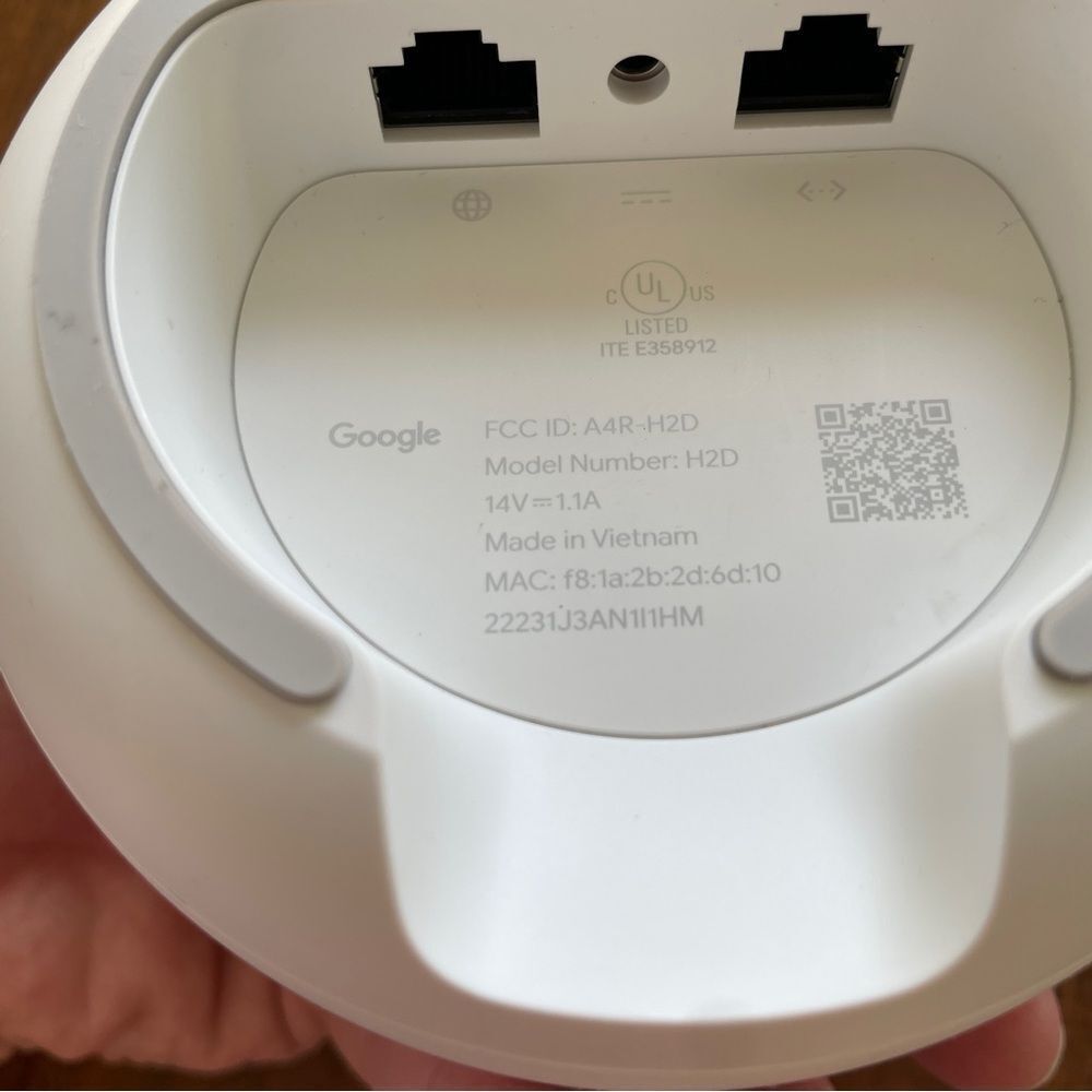 Google White Network Router with Network Cable - Picture 5 of 13